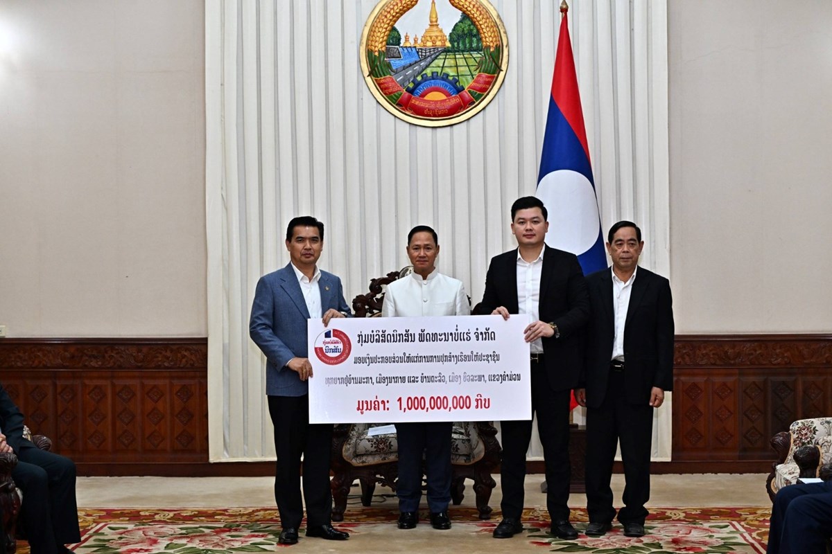 ຫາຍພາກສວນມອບເງນຊວຍເຫອແກໄຂຄວາມທກຍາກ ແລະ ຜນກະທບຈາກພາຍໝາກເຫບ - image 5