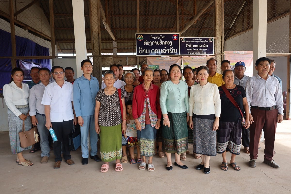 ສພຂ ລົງພົບປະຜູ້ມີສິດເລືອກຕັ້ງ ຢູ່ເມືອງຫຼວງນໍ້າທາ image 2 ສພຂ ລງພບປະຜມສດເລອກຕງ ຢເມອງຫວງນາທາ - image 2