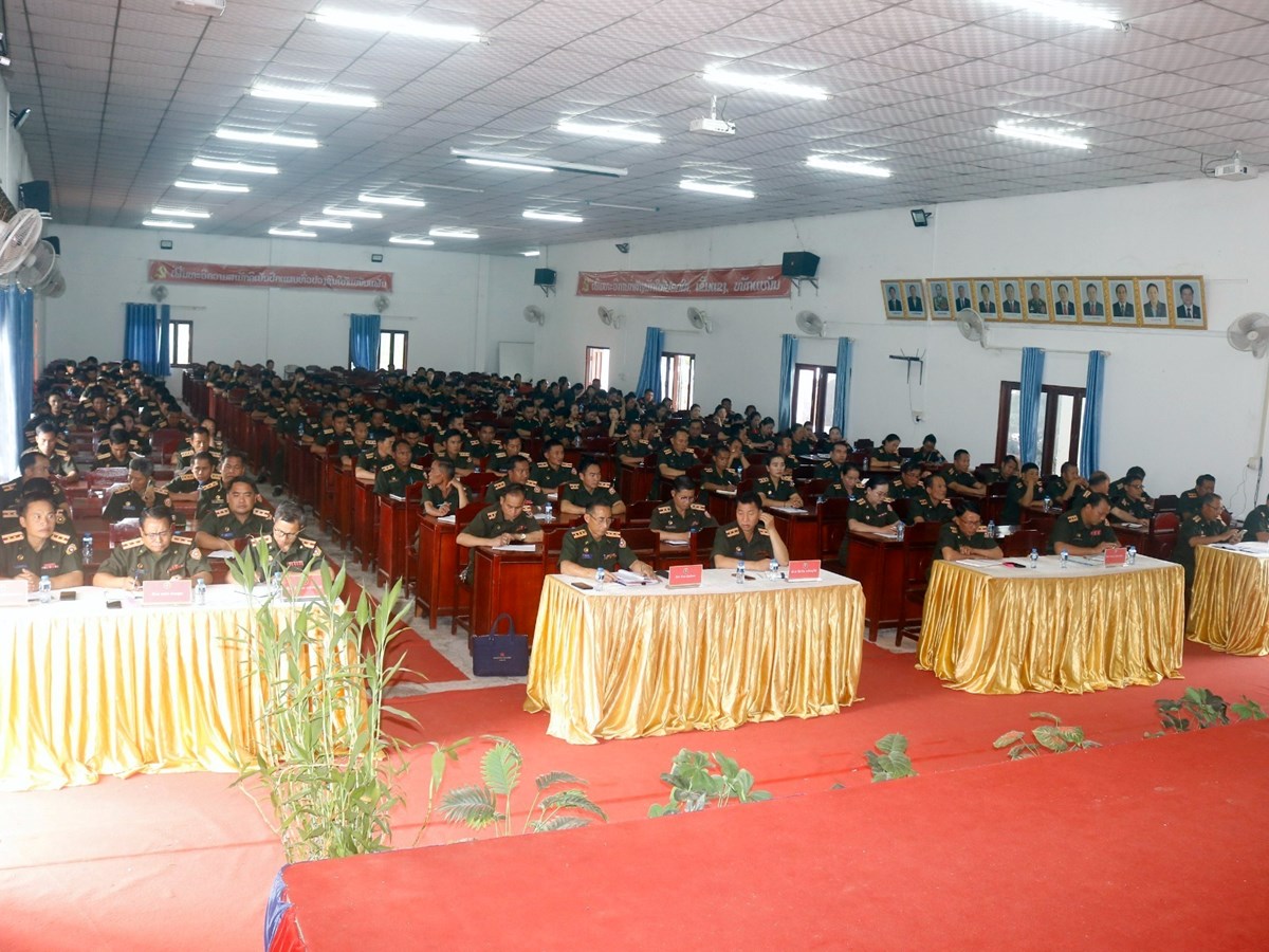 ທະຫານຜງສາລ ເຜຍແຜເຊອມຊມມະຕກອງປະຊມໃຫຍຂອງພກ - image 2