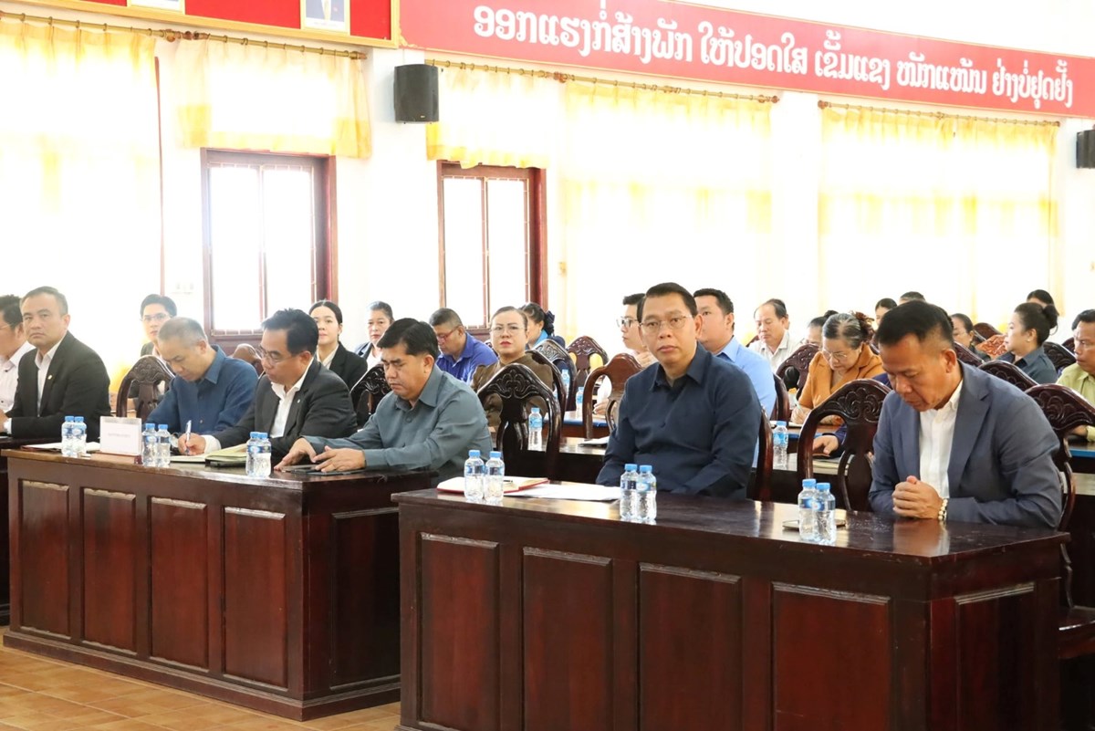 ສສຊ-ສປນວ ພບປະຜມສດເລອກຕງ ແລະ ເຜຍແຜຜນສາເລດກອງປະຊມຄງປະຖມມະລກ - image 1