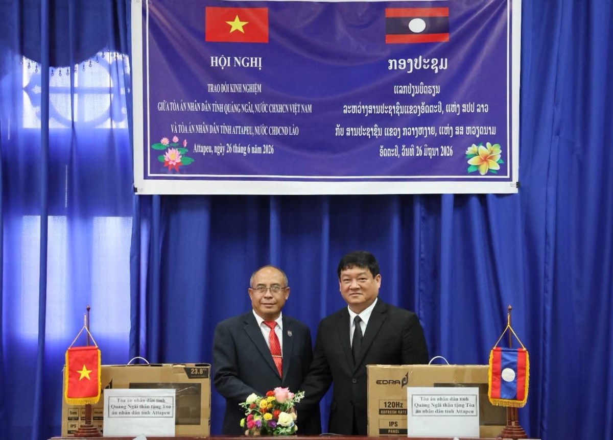 ສານປະຊາຊນ ອດຕະປ​-​ກວາງຫງາຍ ເພມທະວການຮວມມ ປອງກນ-ຕານອາຊະຍາກຳຂາມຊາຍແດນ - image 1