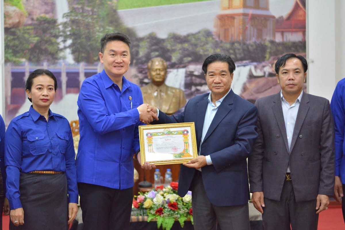 ການນາ ສຊປລ ເຄອນໄຫວຊກຍວຽກງານຊາວໜມ-ເຍາວະຊນ ຢແຂວງບລຄຳໄຊ - image 1