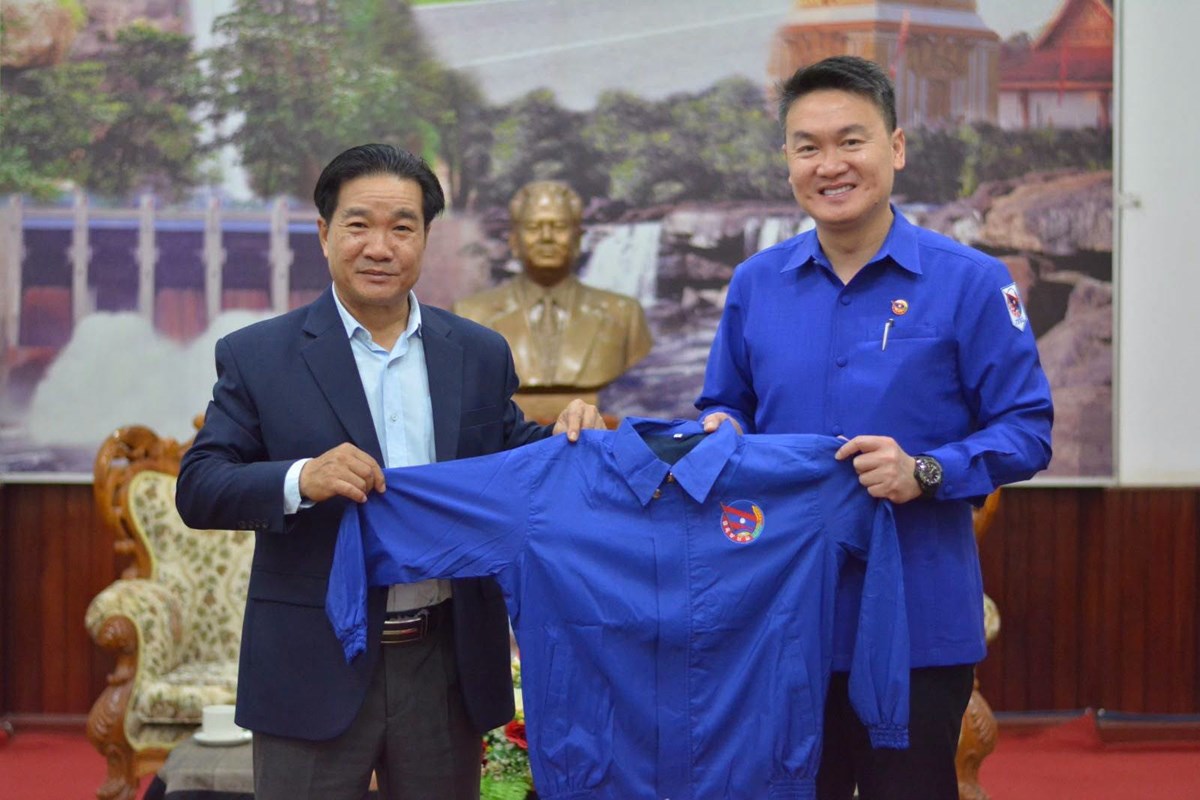 ການນາ ສຊປລ ເຄອນໄຫວຊກຍວຽກງານຊາວໜມ-ເຍາວະຊນ ຢແຂວງບລຄຳໄຊ - image 2