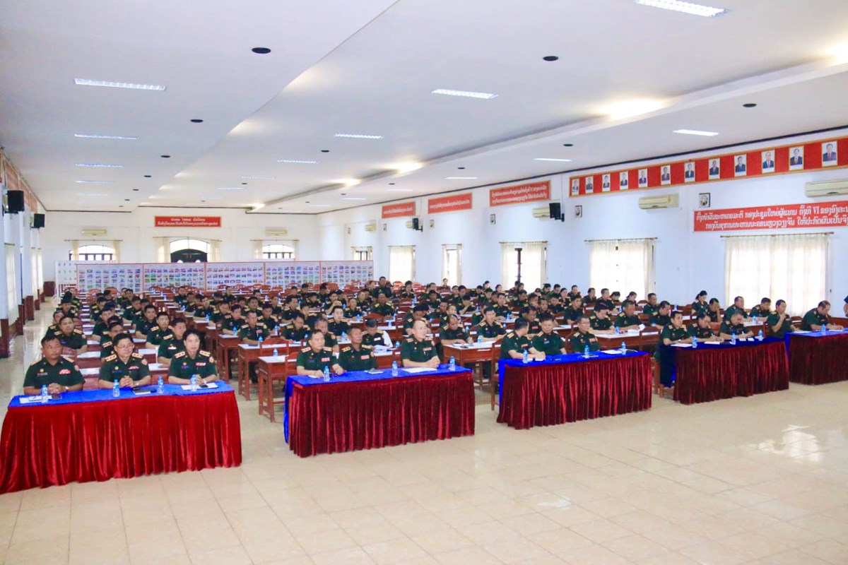 ກອງບນຊາການທະຫານ ນວ ປາຖະກະຖາວນສາງຕງຂະແໜງພະລາທການກອງທບ - image 1