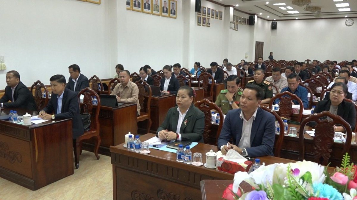 ກອງປະຊຸມຕິດຕາມການຈັດຕັ້ງປະຕິບັດວຽກງານສົ່ງເສີມ ແລະ ຄຸ້ມຄອງການລົງທຶນ ຂອງແຂວງບໍ່ແກ້ວ image 1 ກອງປະຊມຕດຕາມການຈດຕງປະຕບດວຽກງານສງເສມ ແລະ ຄມຄອງການລງທນ ຂອງແຂວງບແກວ - image 1