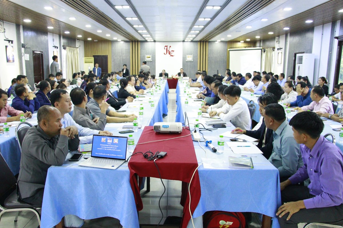 ຝຶກອົບຮົມນັກເດີນສຳຫຼວດ ແລະ ກວດກາຂັ້ນແຂວງ ເພື່ອເກັບກຳຂໍ້ມູນແຮງງານ image 1 ຝກອບຮມນກເດນສຳຫວດ ແລະ ກວດກາຂນແຂວງ ເພອເກບກຳຂມນແຮງງານ - image 1