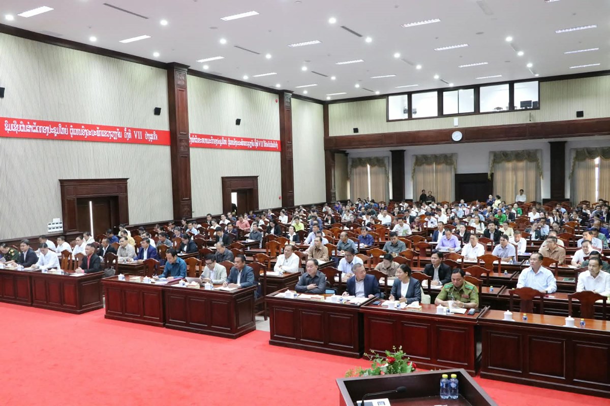 ແຂວງຽງຈນເປດຝກອບຮມ ມະຕກອງປະຊມໃຫຍ ຄງທ XII ຂອງພກ ໃຫ​ພະ​ນກ​ງານຫກ​ແຫງ - image 2