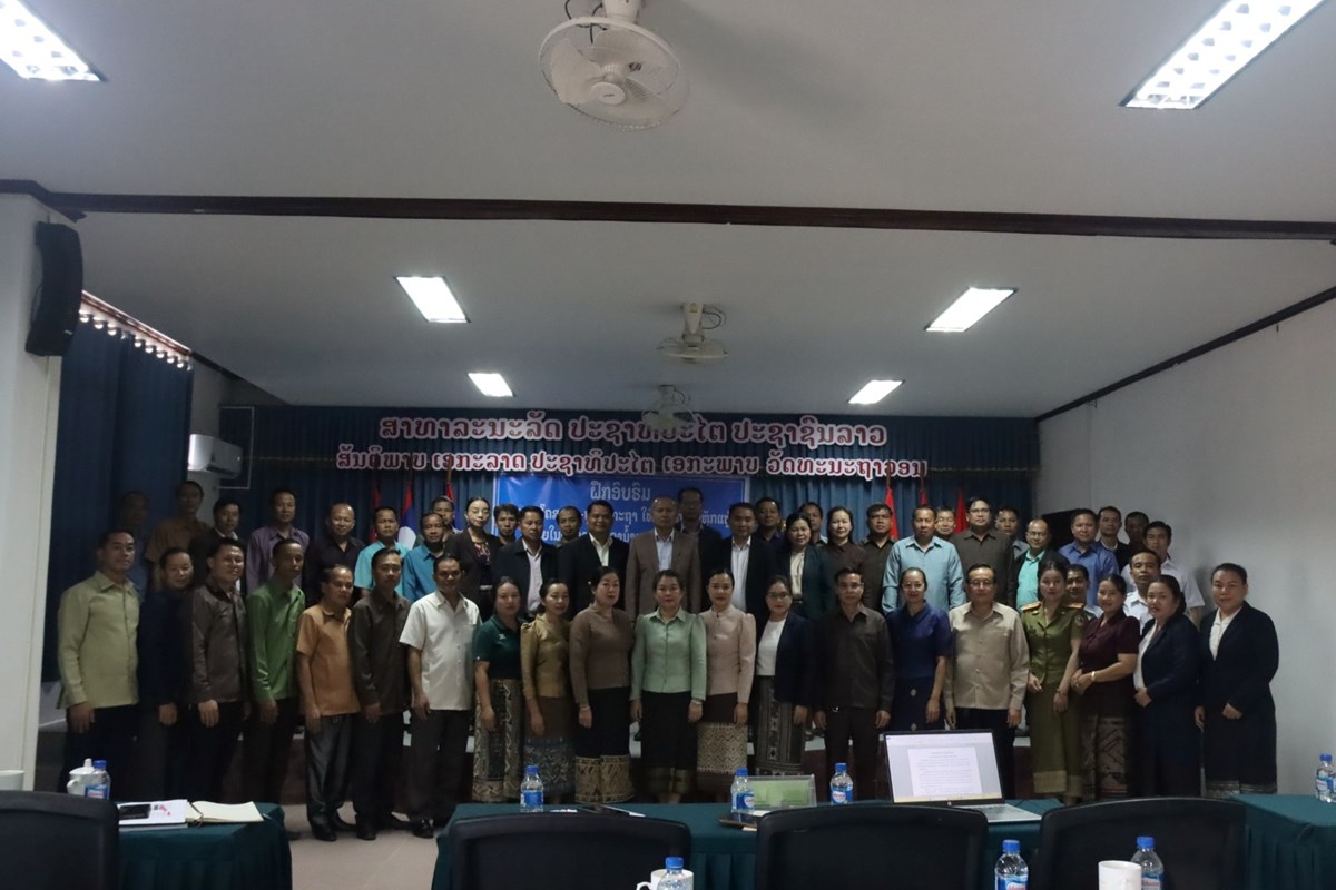 ຝຶກອົບຮົມວຽກງານໂຄສະນາປາຖະກະຖາໃຫ້ແຂວງຫຼວງນ້ຳທາ image 2 ຝກອບຮມວຽກງານໂຄສະນາປາຖະກະຖາໃຫແຂວງຫວງນຳທາ - image 2