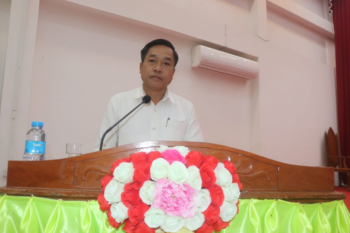 ຮອງ​ເລ​ຂາ​ພກ​ແຂວງ​ຈຳ​ປາ​ສກຊກ​ຍວຽກງານກສາງຮາກຖານການເມອງ-ພດທະນາຊນນະບດ - image 2