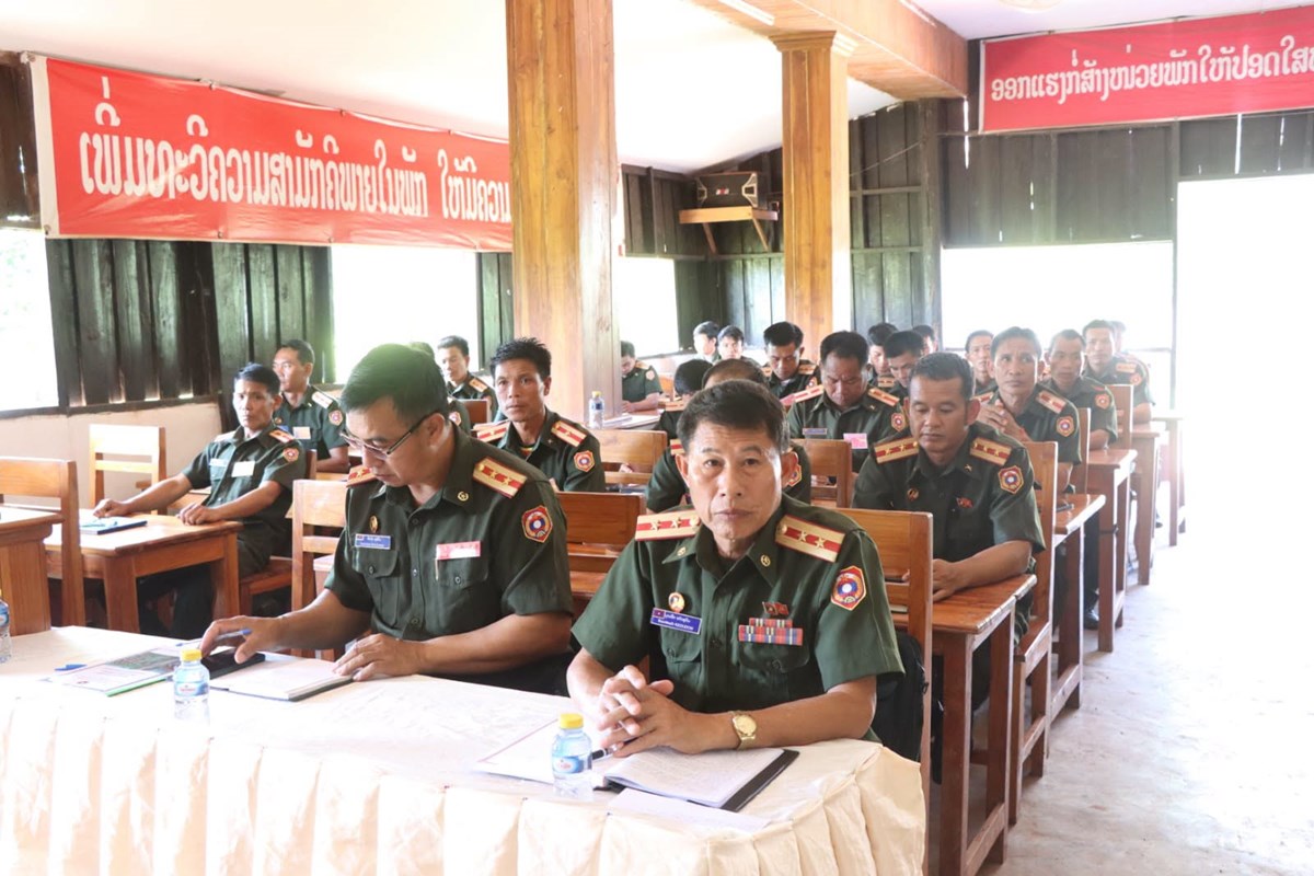ກອງພັນ 629 ປາຖະກະຖາ ວັນສ້າງຕັ້ງກອງພົນທີ 2 ຄົບຮອບ 45 ປີ image 1 ກອງພນ 629 ປາຖະກະຖາ ວນສາງຕງກອງພນທ 2 ຄບຮອບ 45 ປ - image 1