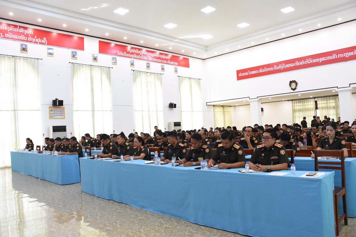 ສະຫບວຽກງານຂະບວນການ ແລະ ມອບນາມມະຍດຊາວໜມ 4 ບກ - image 1