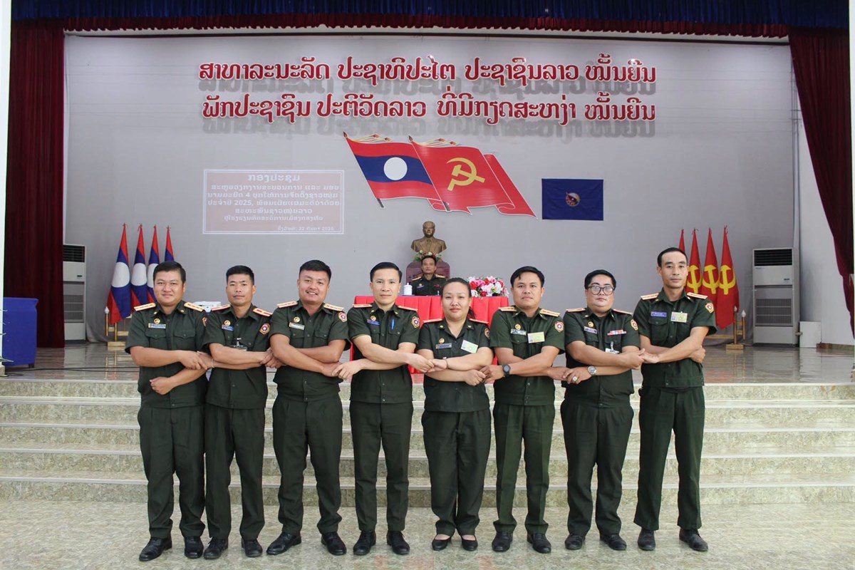 ສະຫບວຽກງານຂະບວນການ ແລະ ມອບນາມມະຍດຊາວໜມ 4 ບກ - image 4