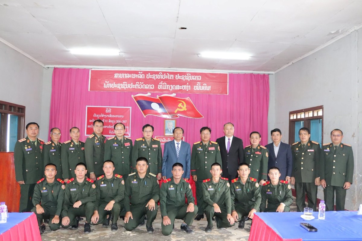 ໂຮງຮຽນການທະຫານທອງຖນແຂວງຊຽງຂວາງ ເປດຮຽນກສາງນາຍສບທະຫານຮາບ - image 3