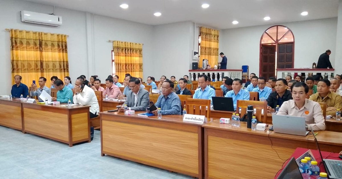ຝຶກອົບຮົມການເມືອງ-ການປົກຄອງໃຫ້ 4 ຕາແສງຂອງເມືອງຊານໄຊ image 1 ຝກອບຮມການເມອງ-ການປກຄອງໃຫ 4 ຕາແສງຂອງເມອງຊານໄຊ - image 1
