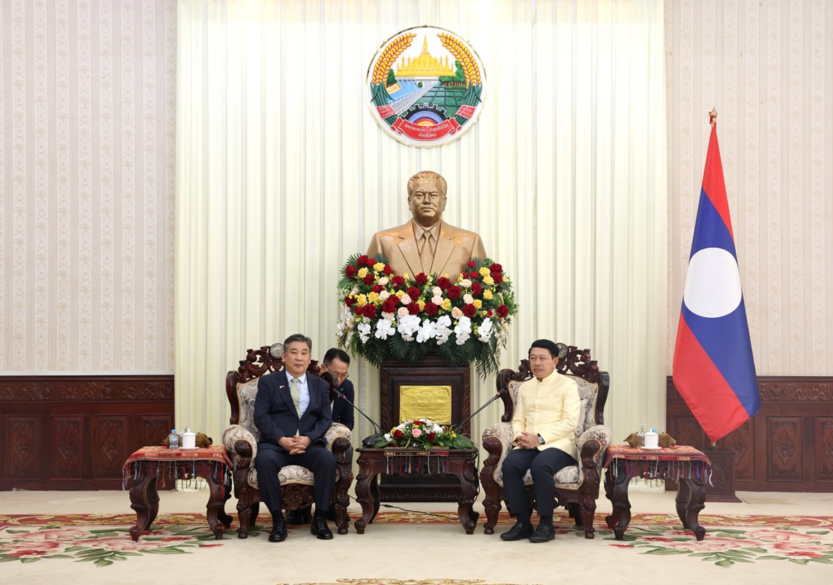 ນາຍົກລັດຖະມົນຕີ ຕ້ອນຮັບຄະນະຜູ້ແທນ ສ ເກົາຫຼີ ເຂົ້າຢ້ຽມຂ່ຳນັບ image 1 ນາຍກລດຖະມນຕ ຕອນຮບຄະນະຜແທນ ສ ເກາຫ ເຂາຢຽມຂຳນບ - image 1