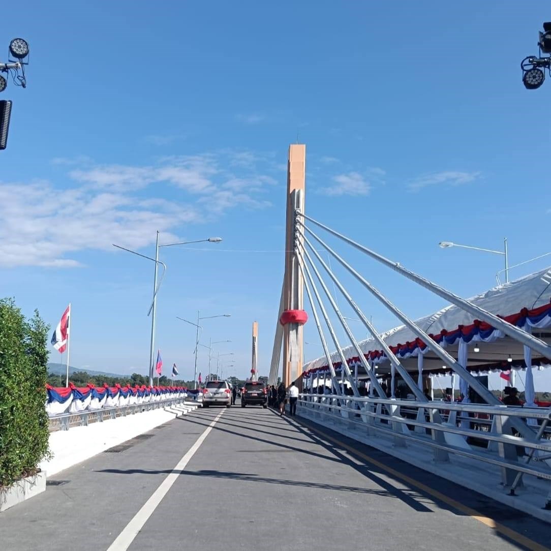 ເປດນາໃຊຂວມດຕະພາບ ລາວ-ໄທ ແຫງທ​ V (ບລຄຳໄຊ-ບງການ) ຢາງເປນທາງການ - image 4