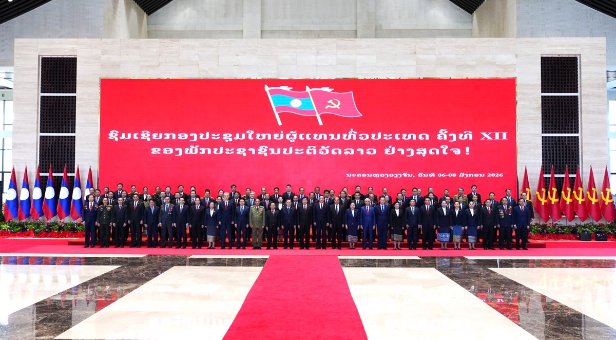 ກອງປະຊມໃຫຍ ຜແທນທວປະເທດ ຄງທ XII ຂອງພກ ປດລງດວຍຜນສຳເລດ ຢາງສະຫງາງາມ - image 5