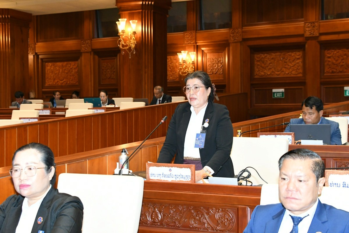 ສສຊ ປະກອບຄຳເຫນຕແຜນການສາງ ແລະ ປບປງກດໝາຍ 5 ປຂອງ ສພຊ ຢາງມຈດສມ - image 1