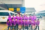 ທັບນັກກິລາເຍົາວະຊົນ ຢູ-10 ເບສະຫວັນ ເດີນທາງເຂົ້າຮ່ວມແຂ່ງຂັນບານເຕະນານາຊາດ ທີ່ແຂວງຊຽງໃໝ່