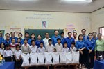 ມອບອຸປະກອນການສຶກສາ ແລະ ເຄື່ອງອຸປະໂພກ-ບໍລິໂພກ ໃຫ້ນັກຮຽນໂຮງຮຽນປະຖົມບາຈຽງ