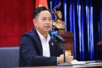 ການນຳ ສສກ ໂອ້ລົມທັບນັກກິລາລາວ ກ່ອນເຂົ້າຮ່ວມງານກິລາເອຊຽນເກມ ຄັ້ງທີ 20 ທີ່ປະເທດຍີ່ປຸ່ນ
