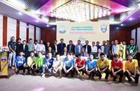 ຖະແຫຼງຂ່າວແຂ່ງຂັນເຕະບານຊີງຂັນນະຄອນຫຼວງວຽງຈັນ ຄັ້ງທີ 1