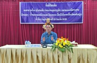 ສະຫາຍເລຂາພັກແຂວງສະຫວັນນະເຂດ ພົບປະໂອ້ລົມພະນັກງານຫຼັກແຫຼ່ງເມືອງໄຊພູທອງ