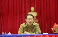 ເຈົ້າແຂວງຊຽງຂວາງໂອ້ລົມການນຳເມືອງພູກູດ