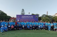 ຂະບວນແຫ່-ແລ່ນທວນໄຟ ງານມະຫະກໍາກິລາແຫ່ງຊາດ