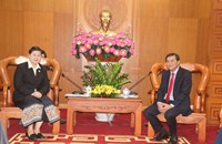 ຄະນະຜູ້ແທນ ຄອສພ ພົບປະກັບຄະນະໂຄສະນາສຶກສາຂົນຂວາຍປະຊາຊົນ ສສ ຫວຽດນາມ