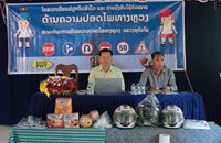 ເພີ່ມທະວີ ວຽກງານຄວາມປອດໄພທາງຫຼວງ ຜ່ານການໂຄສະນາ ແລະ ບັງຄັບໃຊ້ກົດໝາຍ