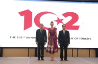 ງານລ້ຽງສະຫຼອງວັນຊາດສາທາລະນະລັດຕວັກກີ ຄົບຮອບ 102 ປີ