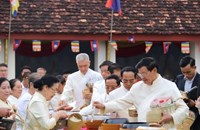 ການນໍາພັກ-ລັດ ແລະ ມວນຊົນ ຮ່ວມໃສ່ບາດບຸນພະທາດຫຼວງ ປະຈໍາປີ 2025