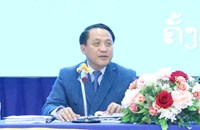 ເລຂາພັກແຂວງບັນຍາຍເອກະສານ ຊຸດຝຶກອົບຮົມທິດສະດີການເມືອງໃຫ້ການນຳຂັ້ນເມືອງ-ນະຄອນ