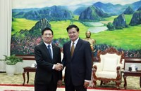 ເລຂາທິການໃຫຍ່, ປະທານປະເທດ ແຫ່ງ ສປປ ລາວ ຕ້ອນຮັບການເຂົ້າຢ້ຽມຂໍ່ານັບຂອງ  ຮອງນາຍົກລັດຖະມົນຕີ ແຫ່ງ ສສ. ຫວຽດນາມ