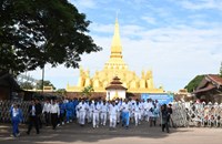 ພິທີຂໍໄຟສັກສິດງານມະຫະກຳກິລາແຫ່ງຊາດ ຄັ້ງທີ XII