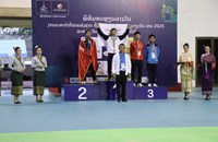 ປັນຈັກສີລັດ ຄໍາມ່ວນໄດ້ທັງໝົດ 4 ຫຼຽນໃນງານມະຫະກຳກິລາແຫ່ງຊາດຄັ້ງທີ XII