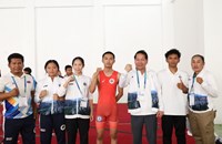 ຄໍາມ່ວນ ຕັ້ງເປົ້າ 2 ຫຼຽນຄໍາ ໃນກິລາມວຍປໍ້າ ທີ່ນະຄອນຫຼວງວຽງຈັນເກມ