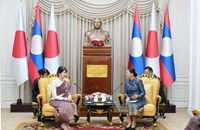 ຮອງປະທານປະເທດ ພົບປະກັບ ສົມເດັດ ເຈົ້າຍິງ ໄອໂກະ ແຫ່ງ ປະເທດຍີ່ປຸ່ນ