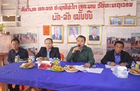 ມອບໃບຕາດິນໃຫ້ປະຊາຊົນ 38 ຄອບຄົວ ບ້ານນາຄໍາ ທີ່ຖືກຜົນກະທົບຈາກໂຄງການກໍ່ສ້າງ ອ່າງເກັບນໍ້າຍອດຫ້ວຍທ່າຮາວ.