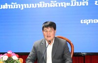 ຫົວໜ້າຫ້ອງວ່າການສໍານັກງານນາຍົກລັດຖະມົນຕີ ຊຸກຍູ້ວຽກງານປັບປຸງກົງຈັກການຈັດຕັ້ງ ຢູ່ແຂວງເຊກອງ