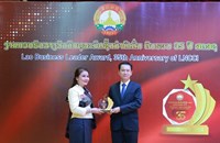 ບໍລິສັດສວນວັດທະນະທຳຊຽງຄວນ ໄດ້ຮັບລາງວັນນັກທຸລະກິດຊັ້ນນຳດີເດັ່ນ ຄົບຮອບ 35 ປີ ສຄອຊ