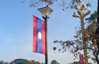 ນວ ປະດັບປະດາຂໍ່ານັບຮັບຕ້ອນວັນຊາດທີ 2 ທັນວາຄົບຮອບ 50 ປີ