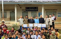 ກຸ່ມບໍລິສັດຕ້າຖັງຈີນ ສົ່ງຄວາມອົບອຸ່ນສູ່ນັກຮຽນຊົນນະບົດບ້ານຫ້ວຍເງີຍ