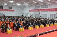 ການນຳ ພັກ-ລັດ ແຂວງອຸດົມໄຊ ຮ່ວມຊົມການຖ່າຍທອດສົດສະຫຼອງວັນຊາດ ຄົບຮອບ 50 ປີ