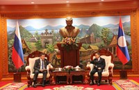 ປະທານ ສພຊ ຕ້ອນຮັບຄະນະຜູ້ແທນຂັ້ນສູງ ສ ຣັດເຊຍ