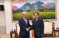 ຄະນະຜູ້ແທນ ຄະນະສັນຕິພາບຫວຽດນາມ ຢ້ຽມຢາມ ແລະ ເຮັດວຽກ ຢູ່ ສປປ ລາວ