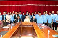 ການນໍາ ສະຫະພັນກຳມະບານແຂວງ ຊຸກຍູ້ວຽກງານຮອບດ້ານຢູ່ເມືອງໂຂງ