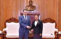 ຮອງປະທານ ສພຊ ຕ້ອນຮັບການເຂົ້າຢ້ຽມຂໍ່ານັບຂອງ  ຮອງ ລມຕ ຕ່າງປະເທດ ອາແຊັກໄບຊານ