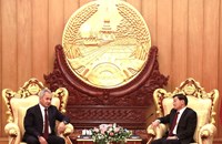 ປະທານປະເທດ ຕ້ອນຮັບ ເລຂາທິການສະພາຄວາມໝັ້ນຄົງ ສ. ຣັດເຊຍ